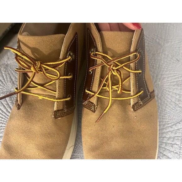 Timberland Amherst Mens Chukka Khaki Brown Fashion Sneaker Boot Sz 13 - Picture 5 of 7